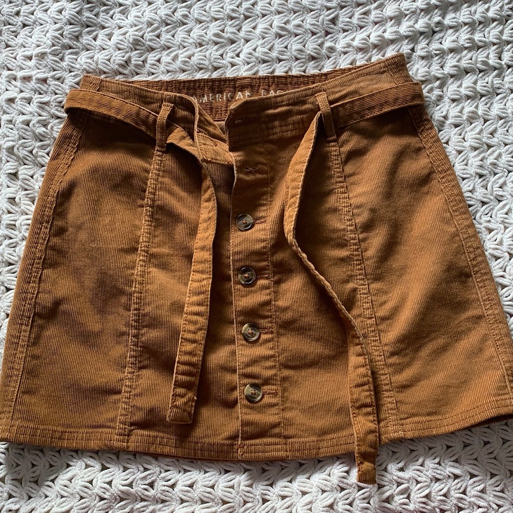 New American Eagle button up skirt